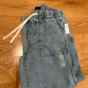 GAP Light Blue Denim Joggers